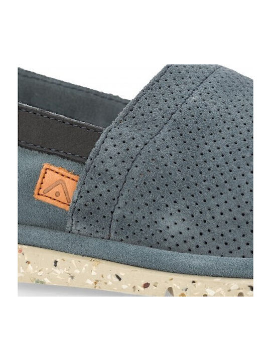 Amber Suede Ανδρικά Μοκασίνια σε Μπλε Χρώμα