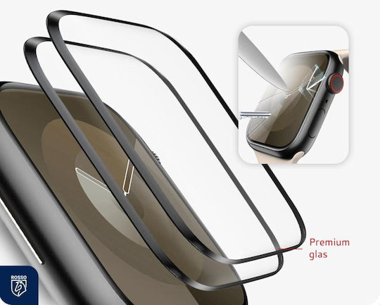Rosso Gehärtetes Glas für das Apple Watch 9, 8, 7 - Apple 2Stück