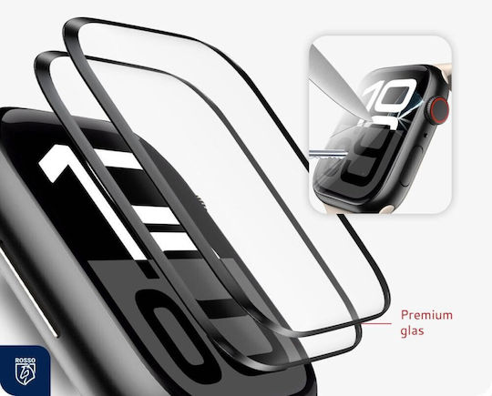 Rosso Gehärtetes Glas für das Apple Watch 10 42 mm 2Stück
