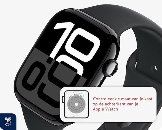Rosso Gehärtetes Glas für das Apple Watch 10 42 mm 2Stück