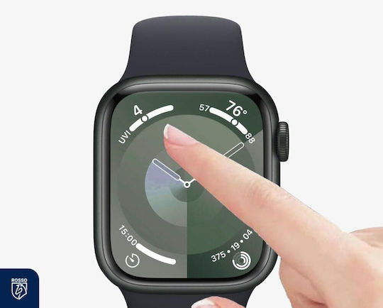 Rosso Gehärtetes Glas für das Apple Watch 9, 8, 7 - Apple 2Stück