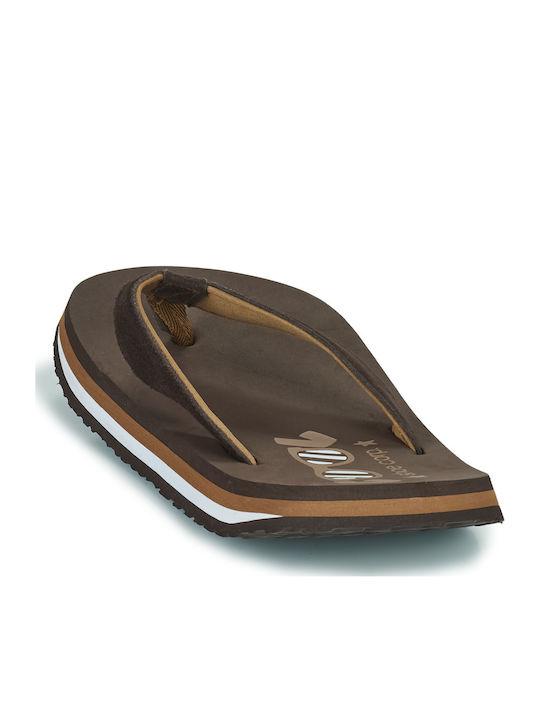 Herren Flip Flops Braun