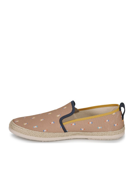 Din material textil Espadrile pentru bărbați în culoarea Bej