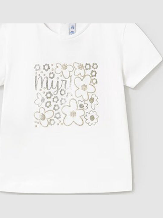 Kinder-T-Shirt Ecru