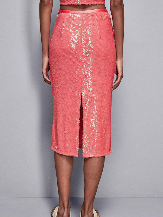 Midi Skirt Red