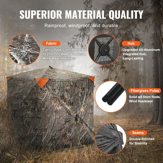 Vevor Hunting Tent Transparent 3 Seasons 170cm