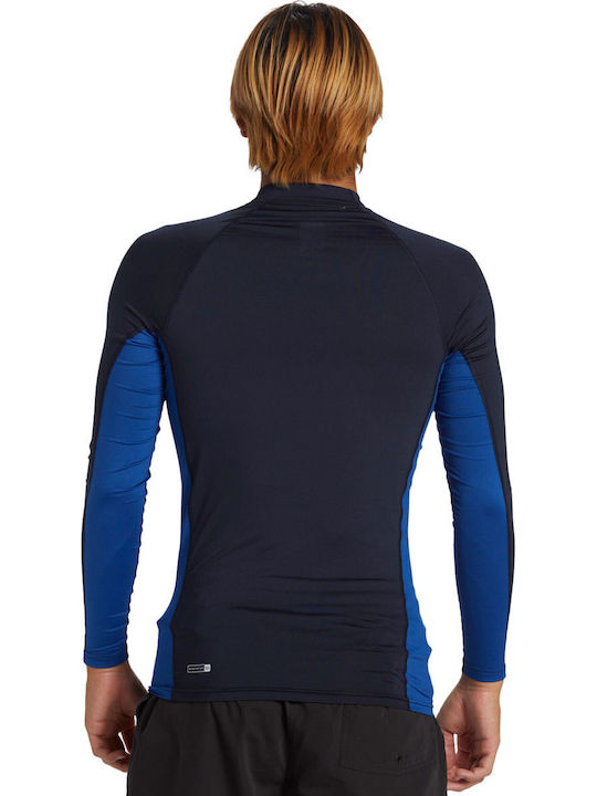 Quiksilver Everyday Αντηλιακή Μπλούζα Μπλε