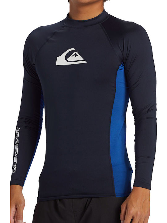 Quiksilver Everyday UPF 50 Men's Long Sleeve Sun Protection Shirt Blue