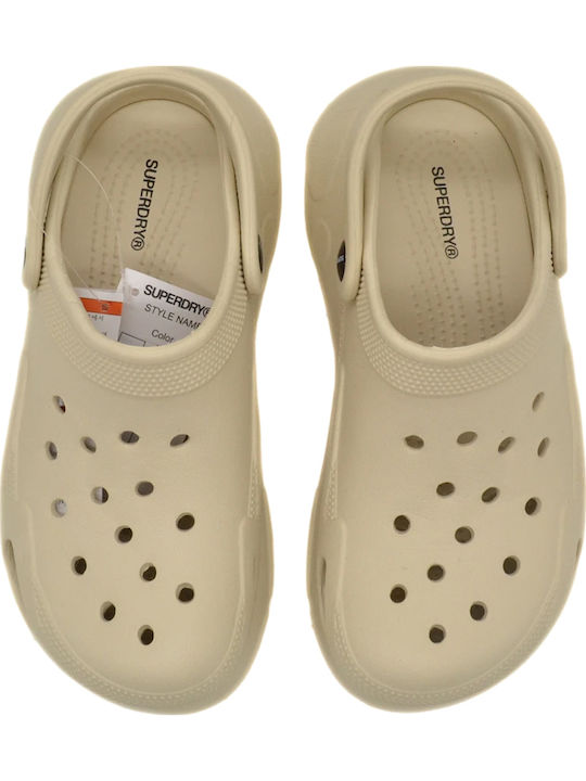 Superdry Lunelle Women's Clogs Pink SDFW255 NUDE