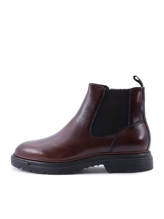 Leather Brown Men's Boots
