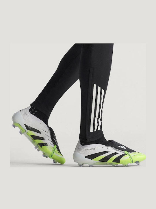 adidas Predator Elite Pantofi de Fotbal cu crampoane Albe