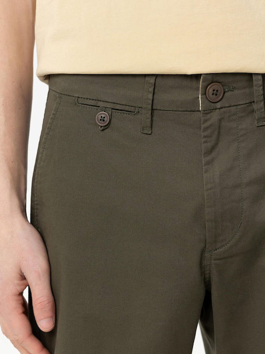 Bermudă de Bărbați Chino Olive