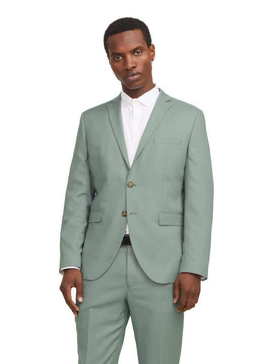 Men's Winter Suit Jacket Slim Fit Sky Blue