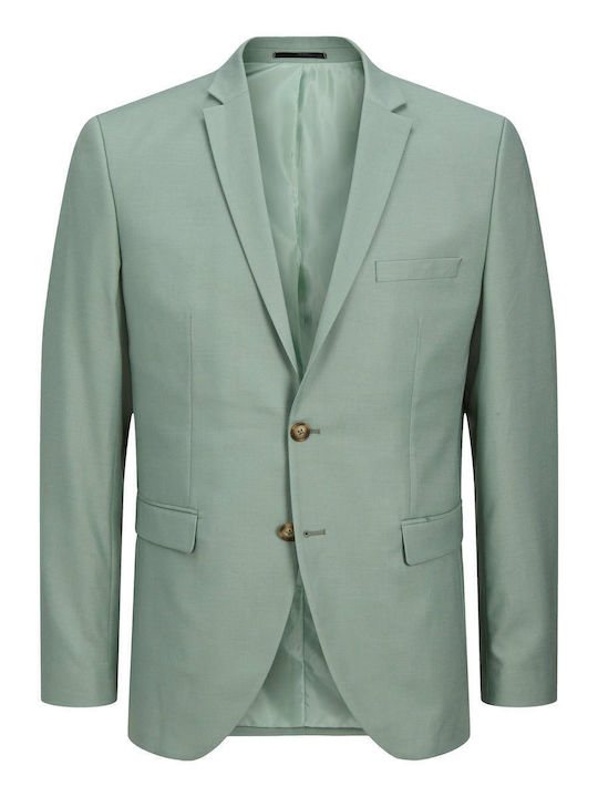 Men's Winter Suit Jacket Slim Fit Sky Blue