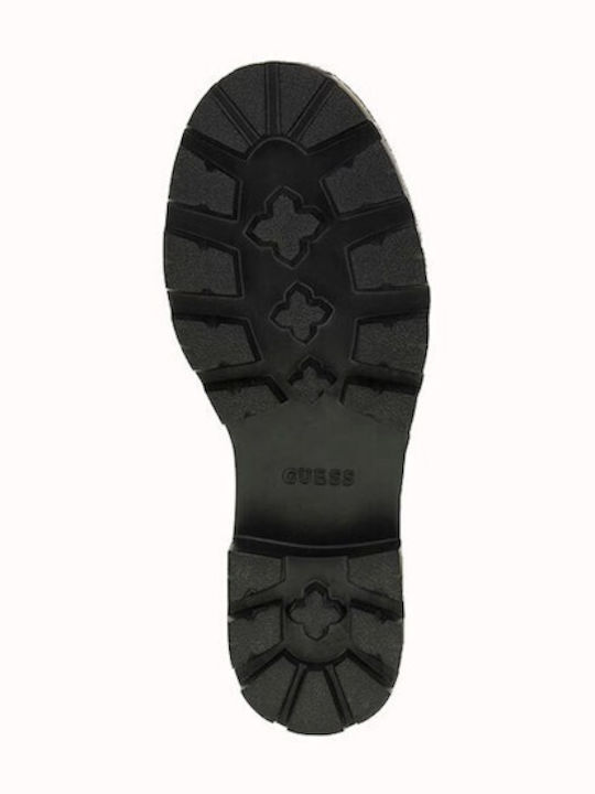 Leather Women's Loafers in Black Color