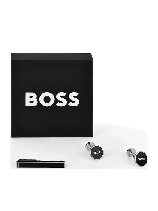 Boss Μανικετόκουμπα σε Μαύρο Χρώμα