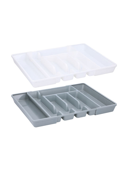 Alpina Appliances Drawer Cutlery Tray Opening Plastic 36.5x27.5x4.3cm White