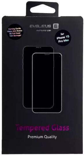 3D Протектор Закалено Стъкло С Поверителност За Iphone 13/13 Pro 14 16e Se4 Evelatus