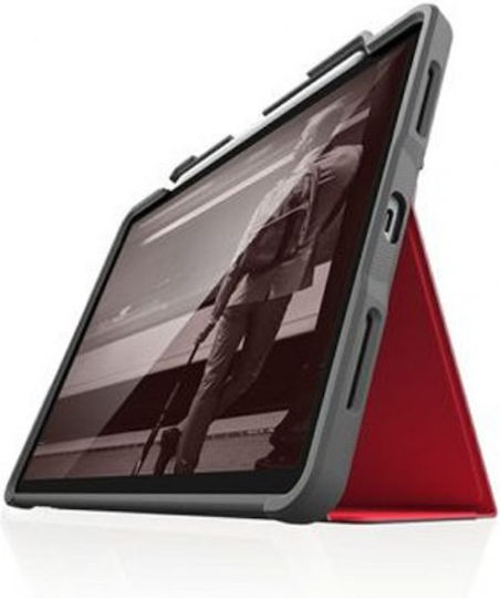 Stm Goods Фолио Калъф iPad Pro 11'' 2018 Фолио Стойка Модел Dux Plus Държач за Писалка Червен