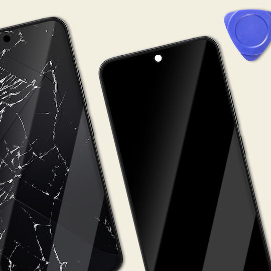 Relife Bildschirm + Rahmen Xiaomi 14 Gehäuse Schwarz