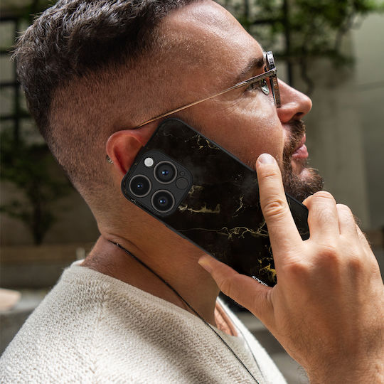 Sonique Marble Series Case Motorola Edge 50 Neo 5G Black 01