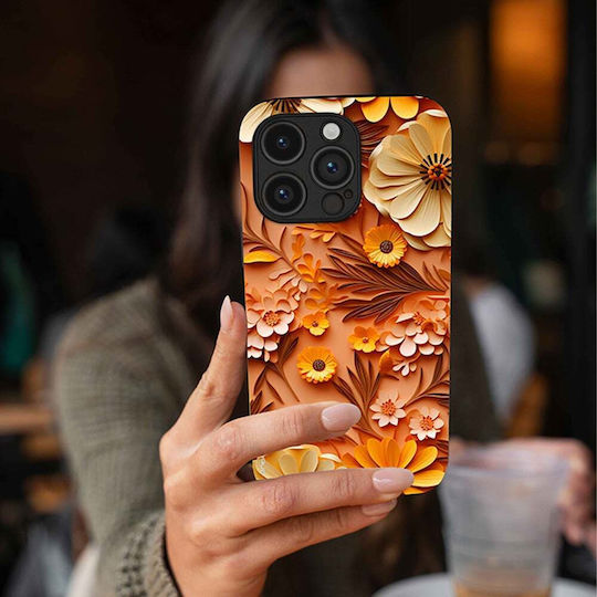 Sonique 3d Flower Series Case Oppo Reno13 5g Orange