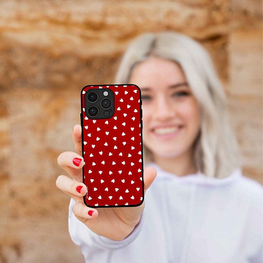 Husă Sonique Heart Series Oppo Reno13 5G Roșie
