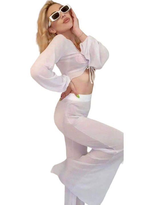 Woman's Fashion White Beach Caftan