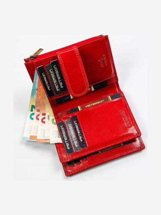 Голяма Дамско Портмоне с RFID Червен