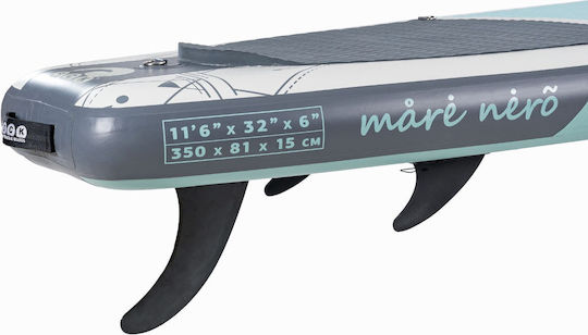 SCK Mare Nero 11.6 Inflatable SUP Board Kayak With Length 3.5m Black