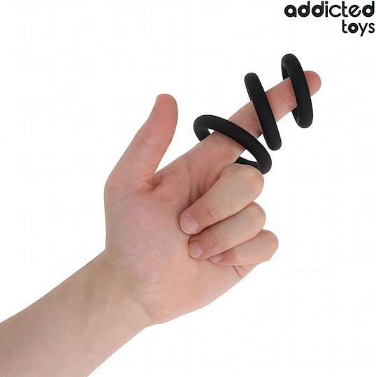 Addicted Toys Σετ Δαχτυλίδια Πέους Σιλικόνης