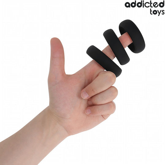 Addicted Toys Комплект Пръстени Петел Силикон Телесен