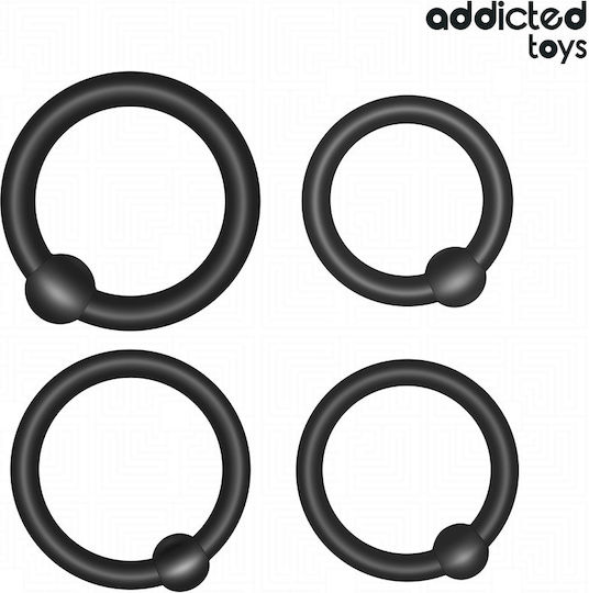Addicted Toys Σετ Δαχτυλίδια Πέους Σιλικόνης