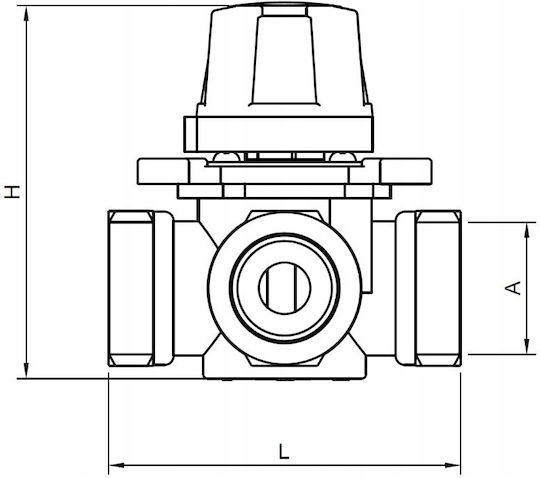 Robinet De Amestec Cu 4 Căi 2 Inch Diamond