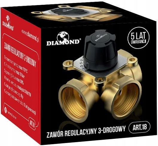 3-Wege Mischventil 1 1/4 Zoll Diamond