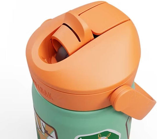 Camelbak Μπουκάλι Θερμός Ανοξείδωτο BPA Free 350ml CAMP BADGES CAMELBAK με Καλαμάκι