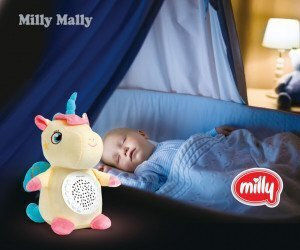Milly Mally Plush Teddy Bear with Sound for Newborns 23 cm