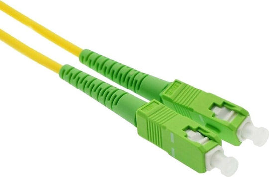 Techly Καλώδιο Οπτικής Ίνας SC/APC-SC/APC 2m