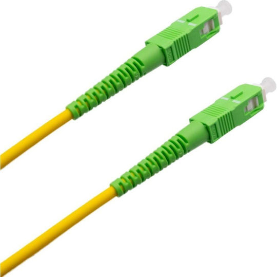 Techly Καλώδιο Οπτικής Ίνας SC/APC-SC/APC 2m