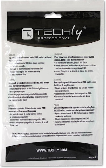 Techly Fiber-Optik-Steckverbinder LC-LC Netzwerkkabel 5m