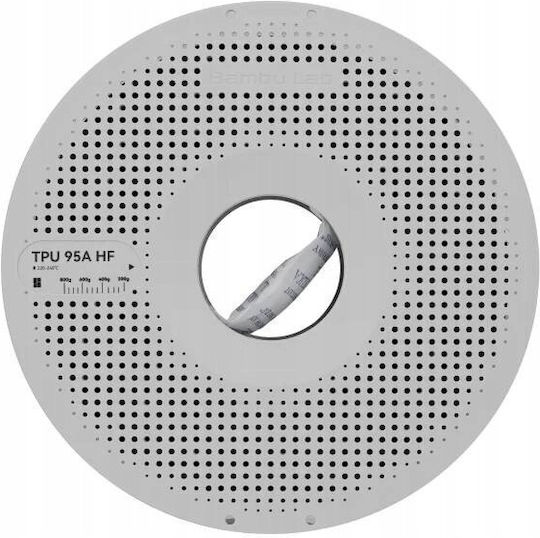 Bambu Lab TPU 3D Printer Filament 1.75mm Κόκκινο 1kg 1τμχ (Spool)