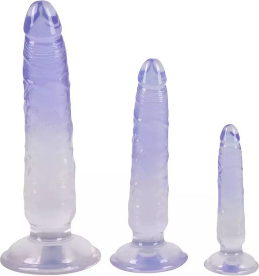 Crystal Glass Dildo Blue 11.9cm