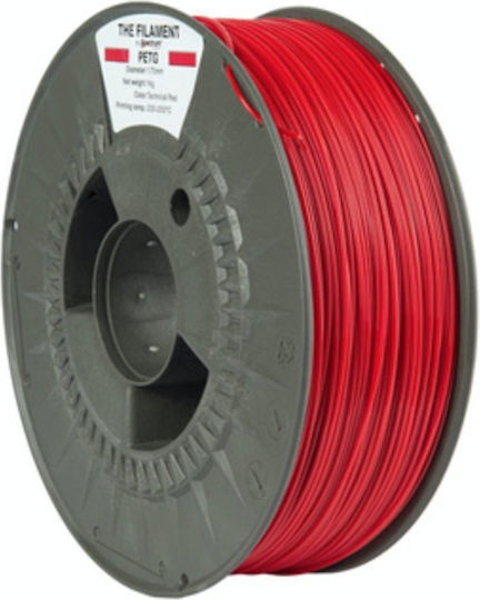 Spectrum PETG 3D Printer Filament 1.75mm Red 1kg