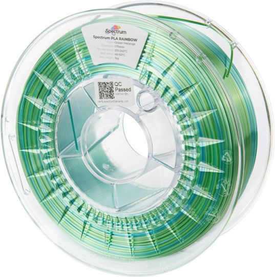 Spectrum PLA 3D Printer Filament 1.75mm ocean melange 1kg 81018 1τμχ (Spool)