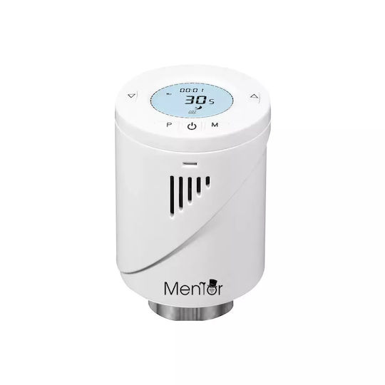 Giacomini Kit Valvă Termostatică Pentru Radiator Cap Termostatic Inteligent Mentor Tzb331g Zigbee Programabil Lcd Hub