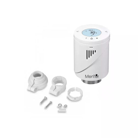 Smart Radiator Thermostatic Head Mentor Tsw003 Zigbee Programmable LCD Premium