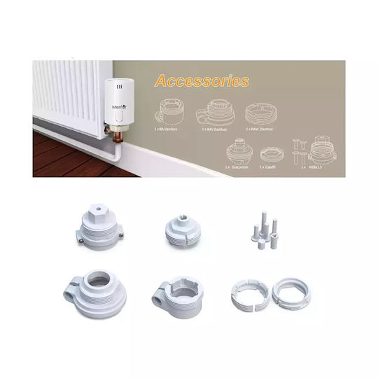 Kit Supapă Termostatică Pentru Radiator Smart Hub Radiator Mentor Tszb201 2.1 Zigbee Lcd
