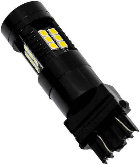 Λάμπα Αυτοκινήτου & Μοτοσυκλέτας T25 LED 6500K Ψυχρό Λευκό 12-24V 5W