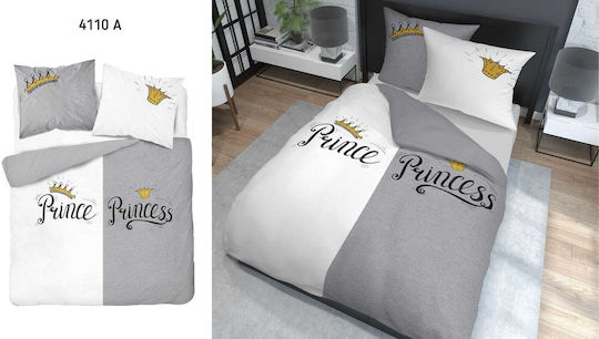 Detexpol Set Huse Pentru Pilote 100% Bumbac 160x200cm Simplu Cu Față De Pernă Bej