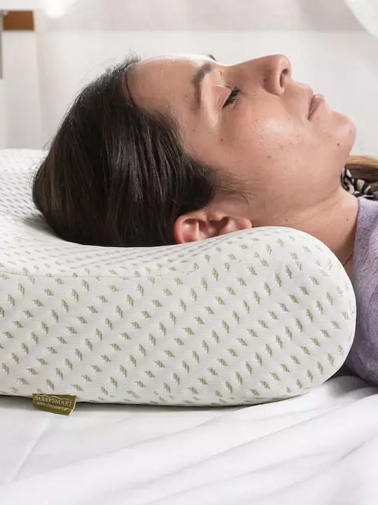 Alpha Foam Optimum Aloe Vera Bed Pillow Memory Foam Anatomic 35x55x8cm